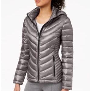 Calvin Klein Packable Down Puffer Jacket Granite